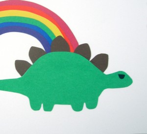 Stegosaurus Pirate Rainbow