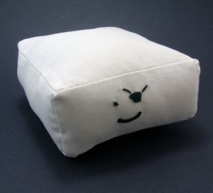 The tofu pirate plush makes a wonderful vegan gift.