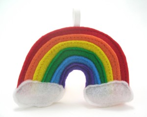 Rainbow ornament