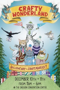 Crafty Wonderland holiday market in Portland Oregon